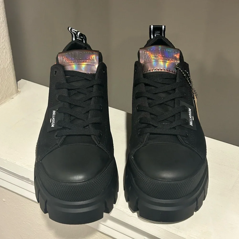 Palladium Industrial Shoes Women’s 6.5 Medium REVOLT LO TX Black 97243-010-M NEW - Picture 6 of 10